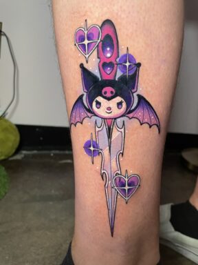 Bat Girl Anime Calf