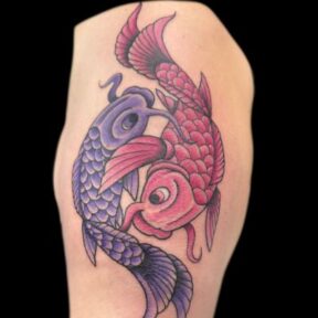 Koi Fish Upper Arm
